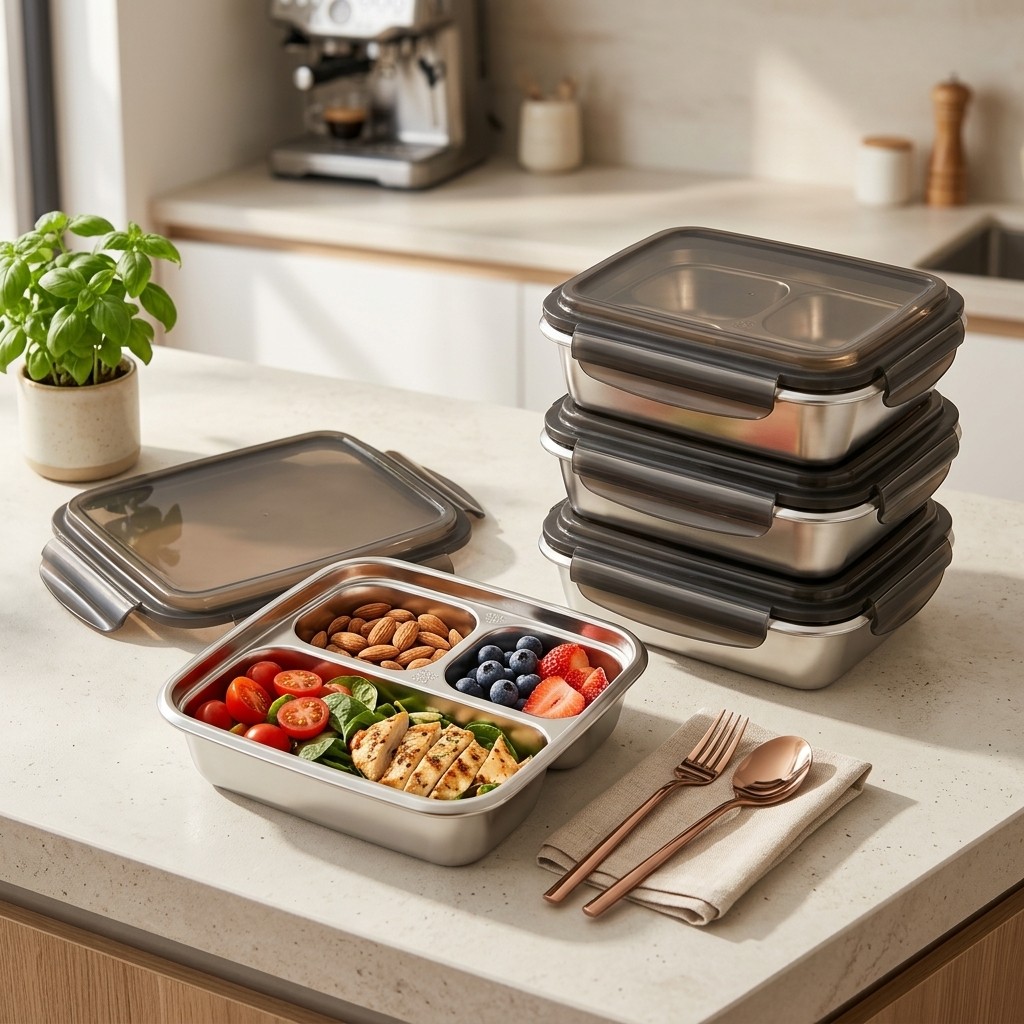 Large Capacity Lunch Container - Meal Prep Bowl ulasan dan harga