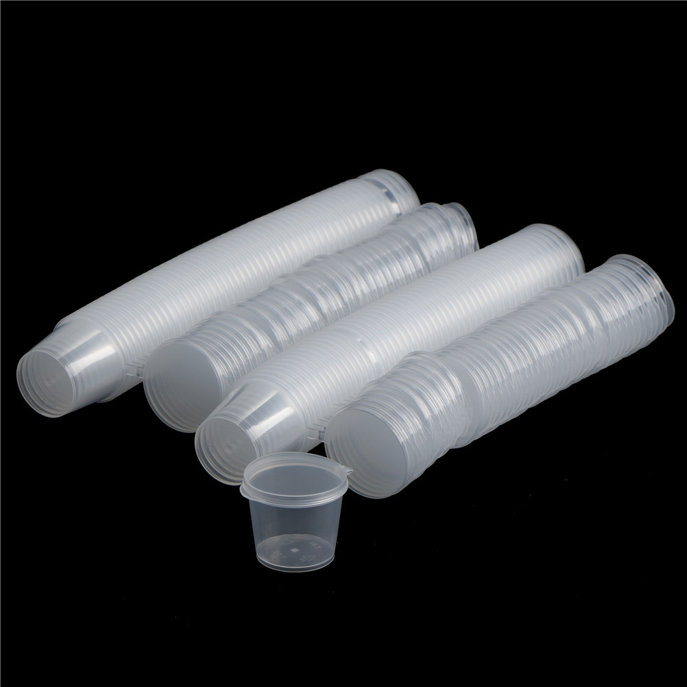 100Pcs Small Plastic Disposabl - Sauce Dipping Cup ulasan dan harga