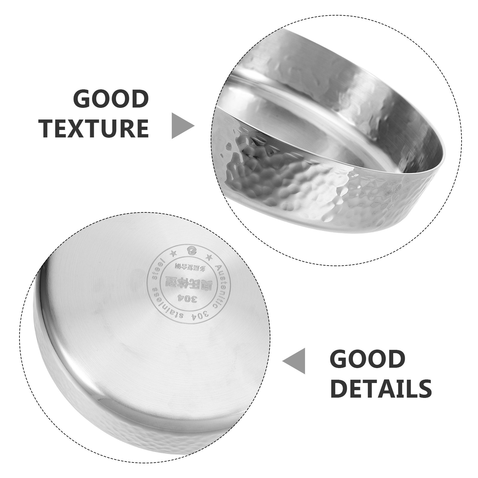 Stainless Steel Hammered Finis - Meal Prep With Rice ulasan dan harga