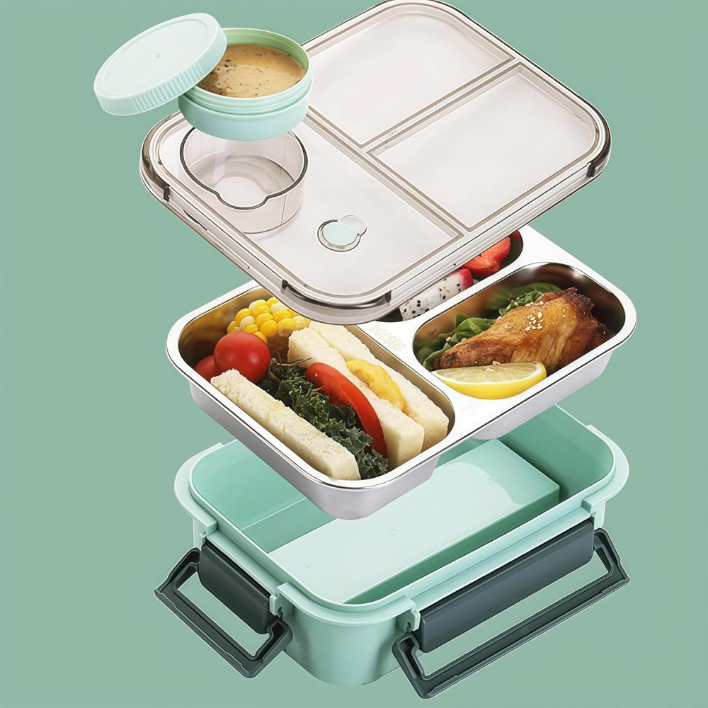 850ml Portable Lunch Boxes for - Meal Prep Bowl ulasan dan harga