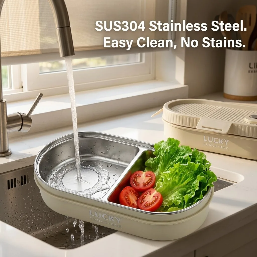 304 Stainless Steel Bento Box  - Meal Prep Or Prep Meal ulasan dan harga